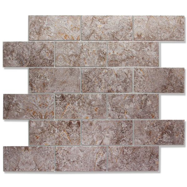 Yips 4'' W x 2'' L PVC Peel and Stick Subway Tile Wayfair